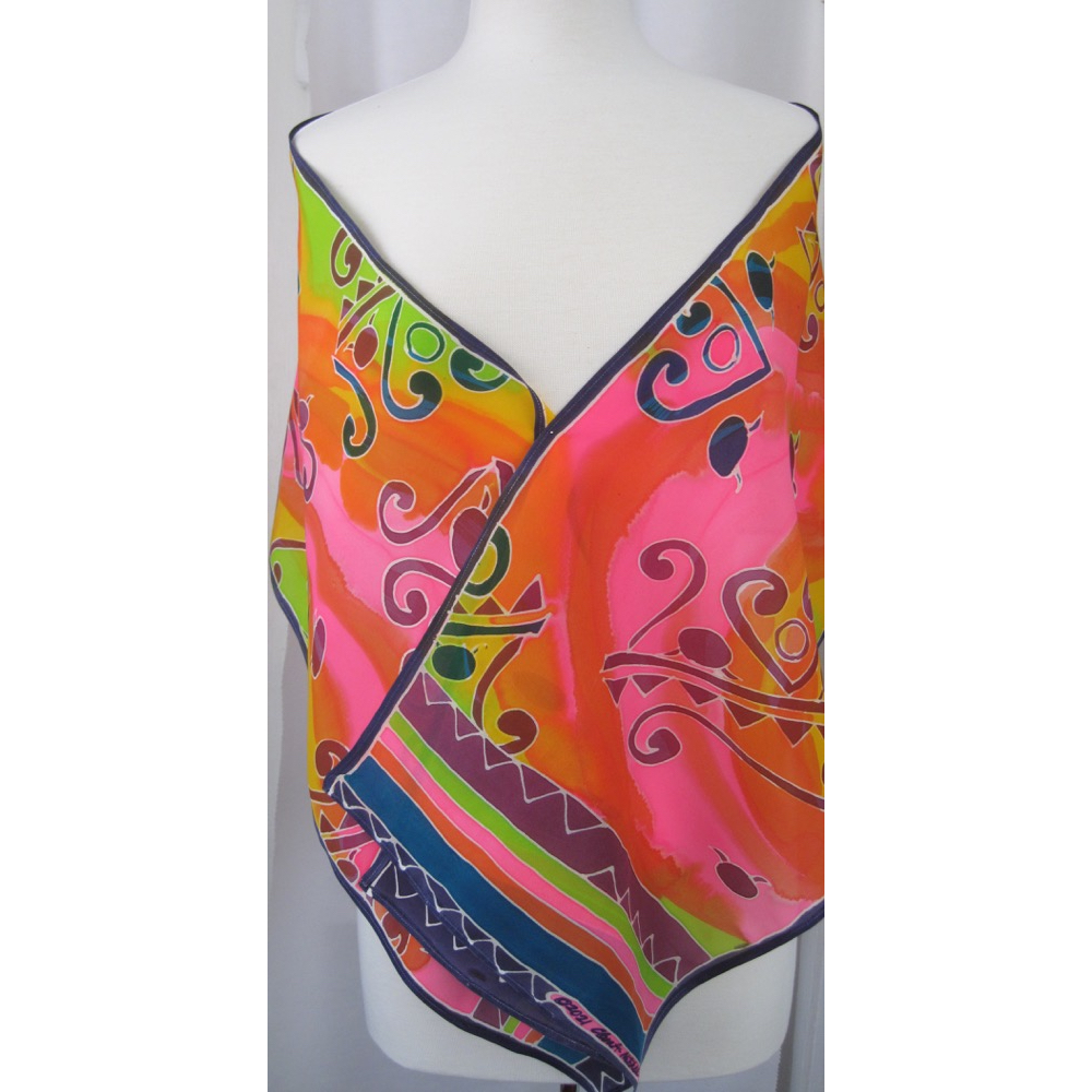 Phagwah Fragments, shawl front