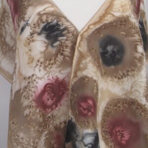 Mud Volcano Bubble, shawl FRONT