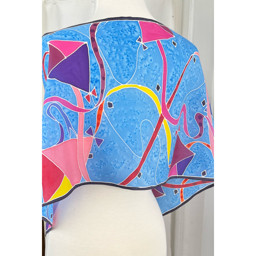 Kite Season, shawl back