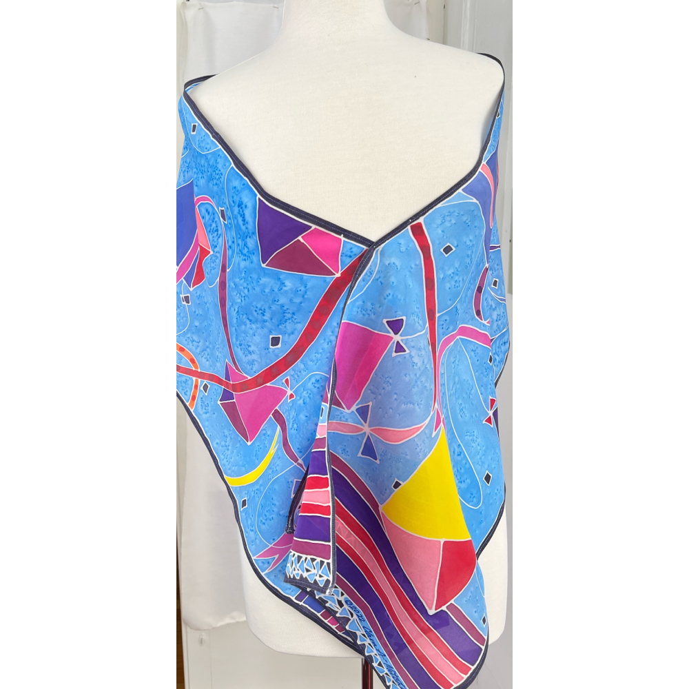 Kite Season, shawl front