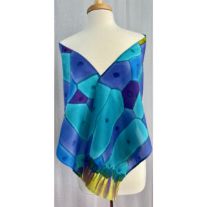 Breadfruit Rain, shawl front