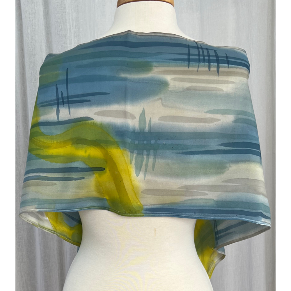 Hurricane Rains, shawl back