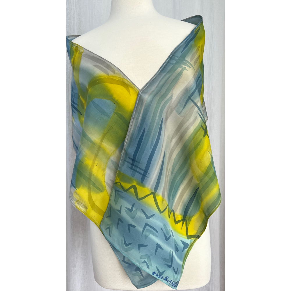 Hurricane Rains, shawl front