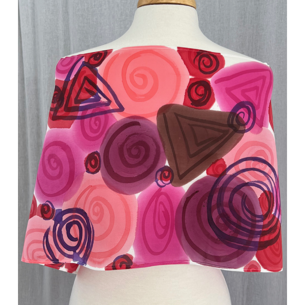 Passion Pulse, shawl back