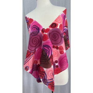 Passion Pulse, shawl front