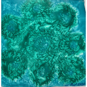 Turquoise Corners, hankie
