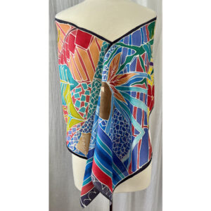 Inspired By Ascent Of Man, shawl front