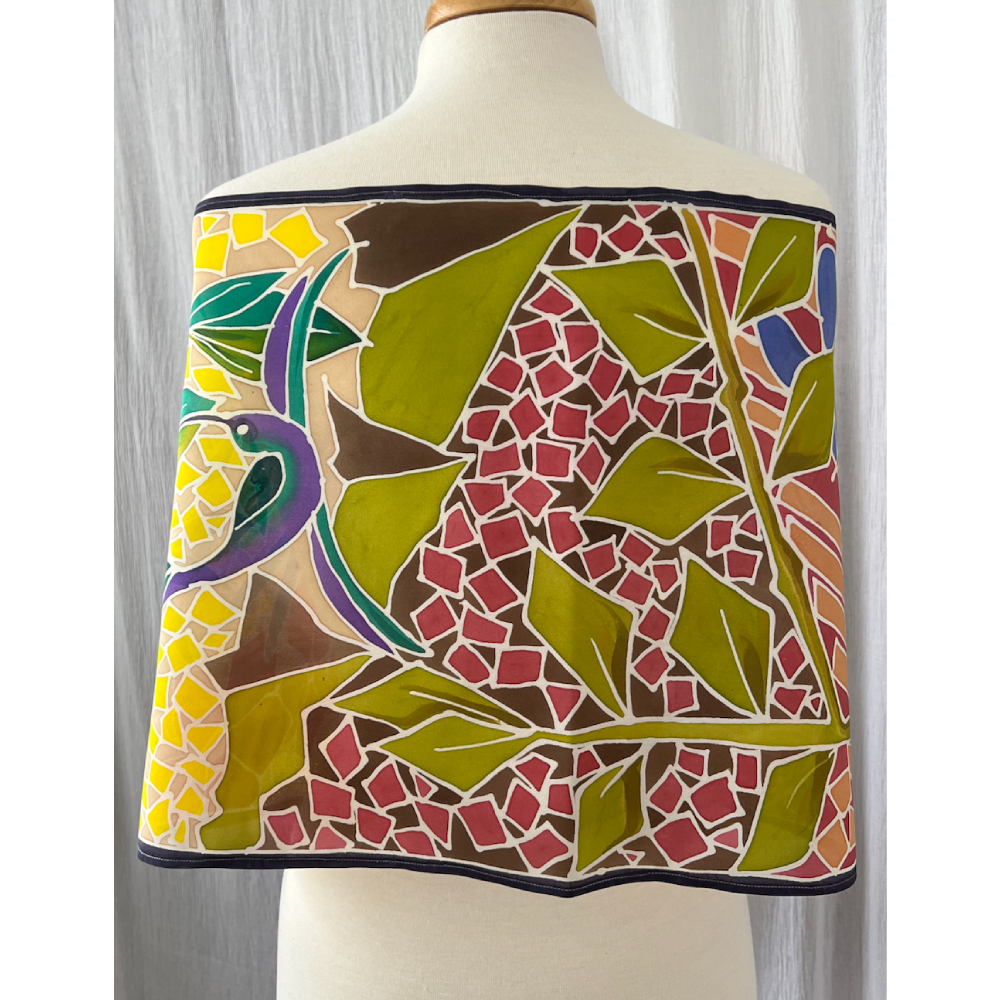 Inspired By Ascent Of Man, shawl back