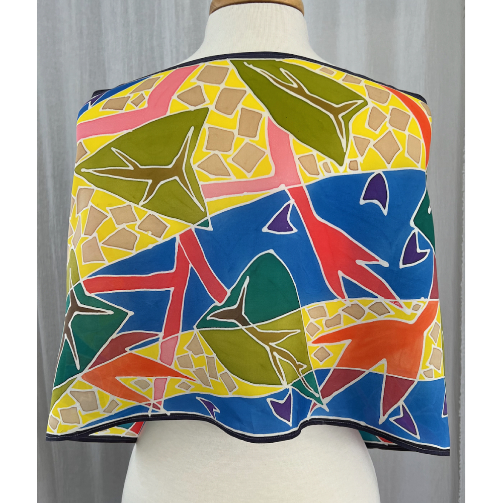 Rays Of Hope, shawl back