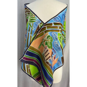 Valencia River, shawl front