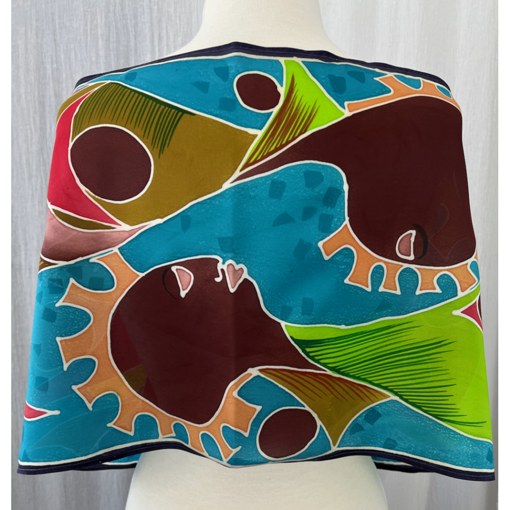 Mother and Child, shawl back