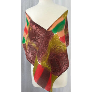 Earth Patches, shawl front
