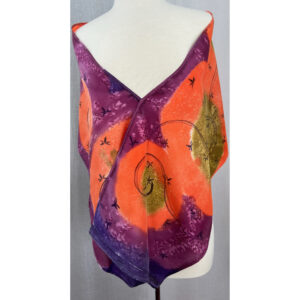 Valencia Fireflies, shawl FRONT