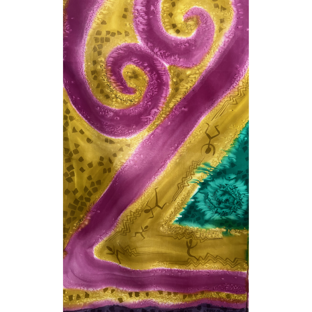 Clarke and Chang Swirl Shawl, BOTTOM