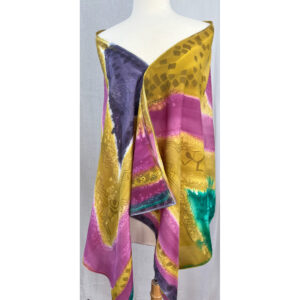 Clarke and Chang Swirl Shawl, FRONT