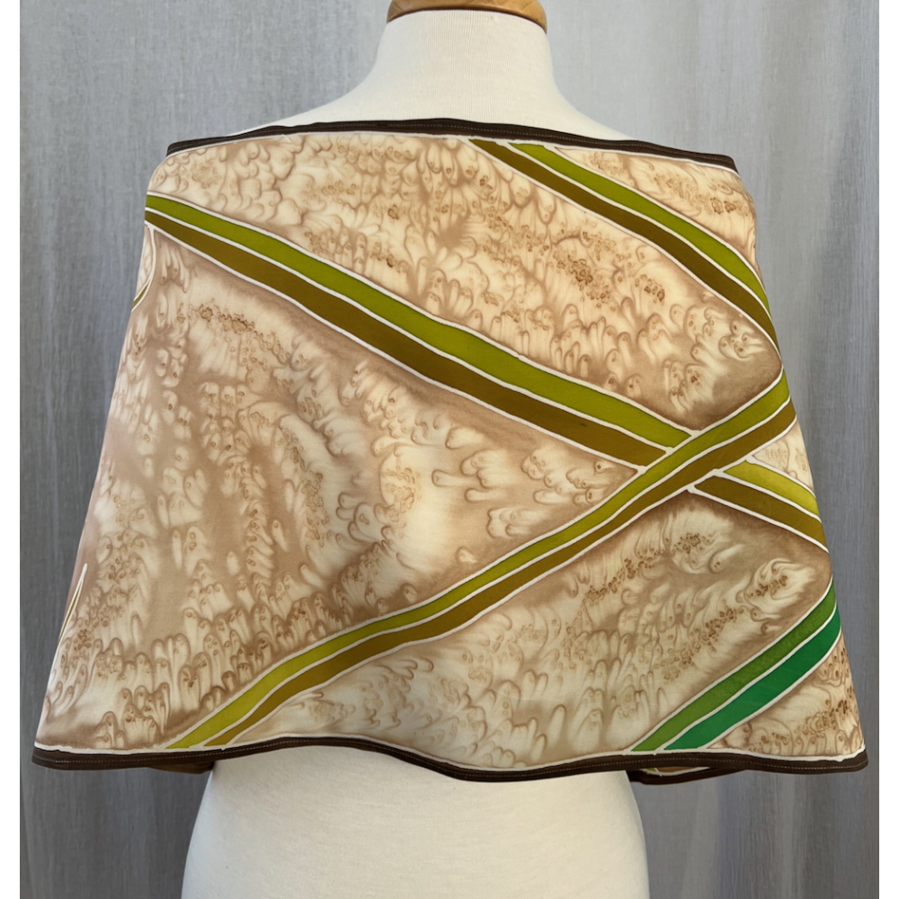 Coconut Soirée, shawl back