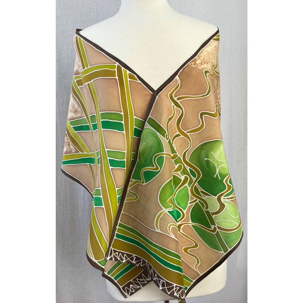 Coconut Soirée, shawl front