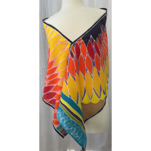Birds of a Feather - Parrot, shawl front