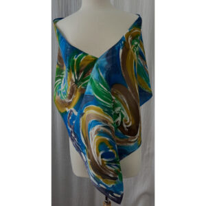 River Flood, shawl front