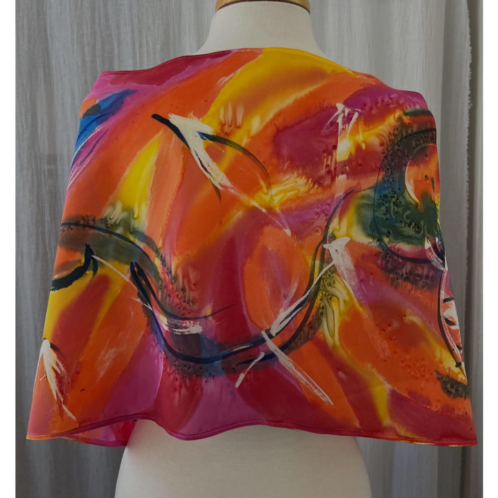 Bush Fire, shawl back