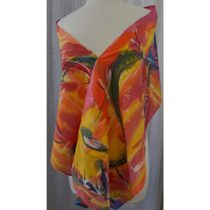 Bush Fire, shawl front